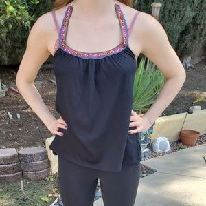 LA Hearts Tie-neck Tank Top